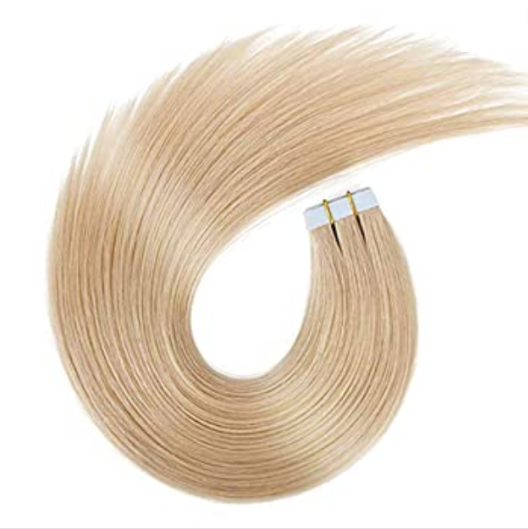 LUXE STRAIGHT TAPE-IN EXTENSIONS - LIGHT BLONDE